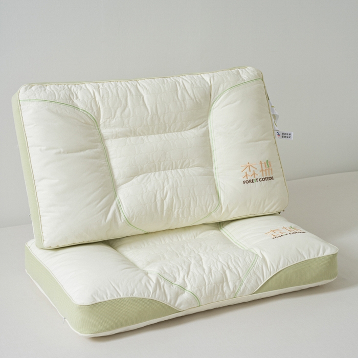 91家纺网 家纺一手货源 找家纺 （总）芯奇想 2025新款全棉分区护颈枕释压护颈枕森棉系0压单人枕芯枕头