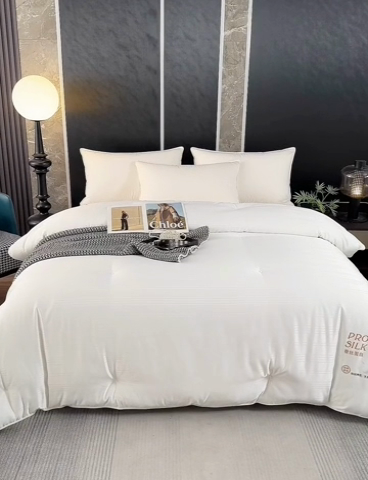 91家纺网 家纺一手货源 找家纺 （总）喜糯糯 2025新款长绒棉提花被子被芯