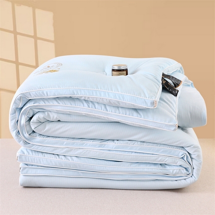 91家纺网 家纺一手货源 找家纺 （总）帕芬鸟家纺 2025新款小竺棉提花大豆被