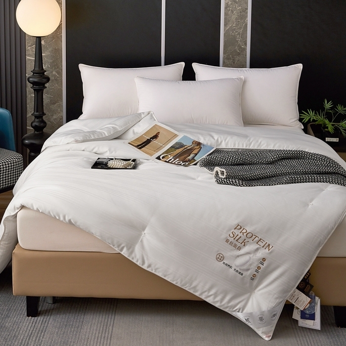 91家纺网 家纺一手货源 找家纺 （总）喜糯糯 2025新款长绒棉提花被子被芯