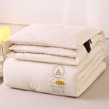 91家纺网 家纺一手货源 找家纺 （总）帕芬鸟家纺 2025新款小竺棉提花大豆被