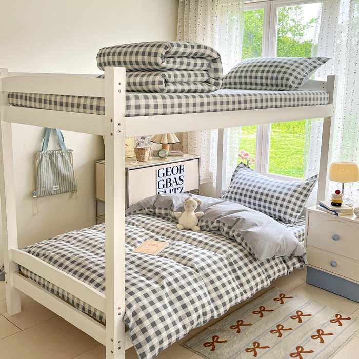 91家纺网 家纺一手货源 找家纺 莱通家纺 2025新款12868学生宿舍三件套 格瑞