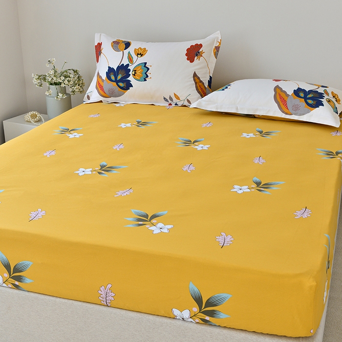 91家纺网 家纺一手货源 找家纺 （总）登登家纺 2025新款全棉床笠四件套系列