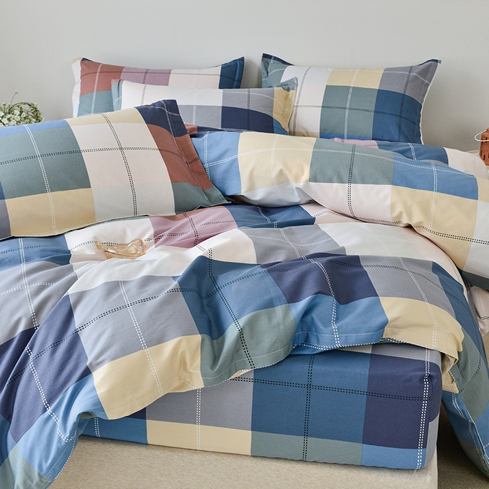 91家纺网 家纺一手货源 找家纺 登登家纺 2025新款全棉床笠四件套系列 经典格调