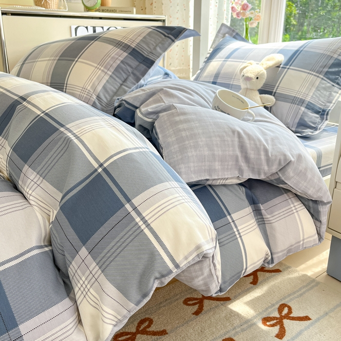 91家纺网 家纺一手货源 找家纺 莱通家纺 2025新款12868学生宿舍三件套 悬浮晶阵