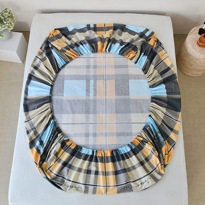 91家纺网 家纺一手货源 找家纺 登登家纺 2025新款全棉床笠四件套系列 格林春天-带床笠