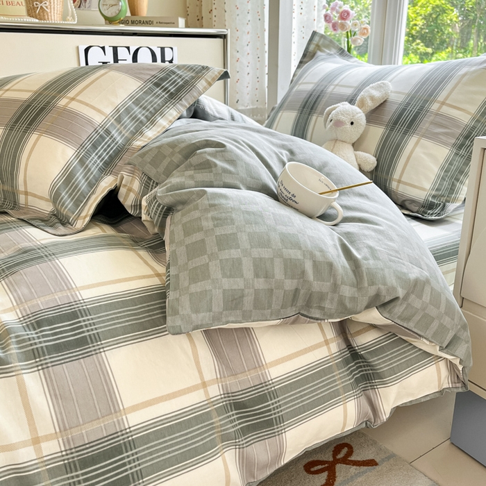 91家纺网 家纺一手货源 找家纺 莱通家纺 2025新款12868学生宿舍三件套 新格拉