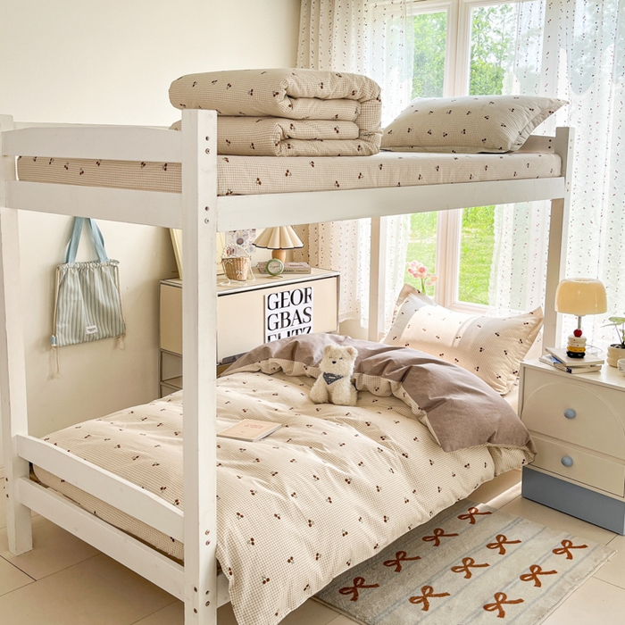 91家纺网 家纺一手货源 找家纺 莱通家纺 2025新款12868学生宿舍三件套 樱姿