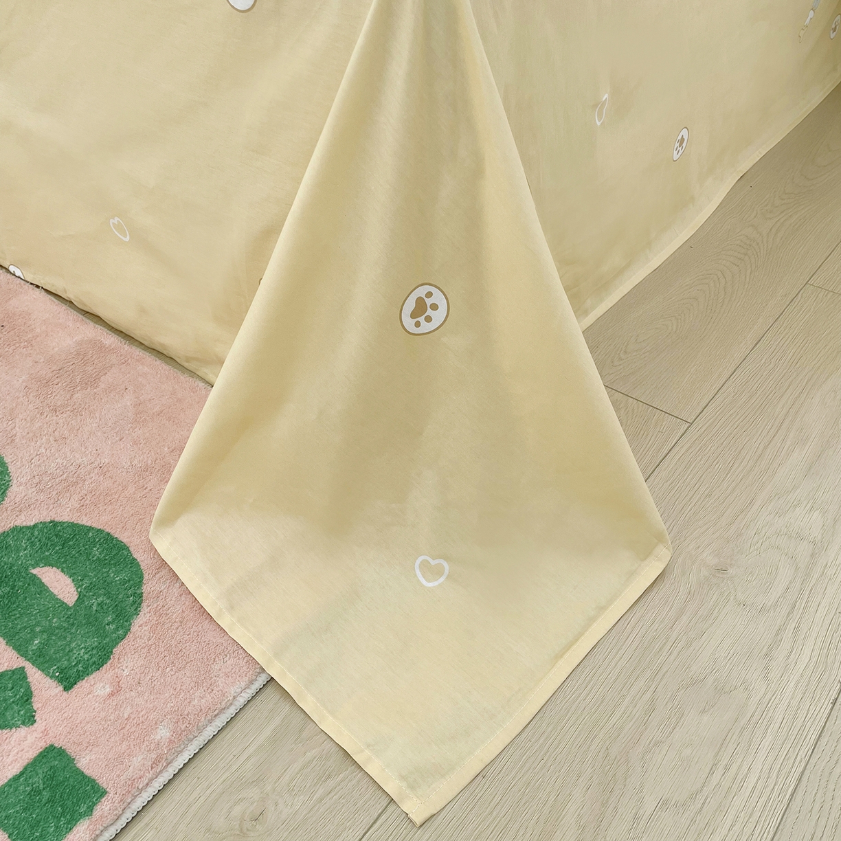 91家纺网 家纺一手货源 找家纺 浩诚 2025新款全棉纯棉大版卡通四件套 百变拉布