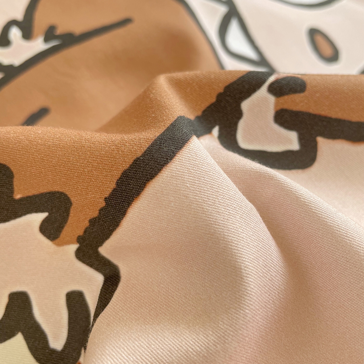 91家纺网 家纺一手货源 找家纺 浩诚 2025新款全棉纯棉大版卡通四件套 百变拉布