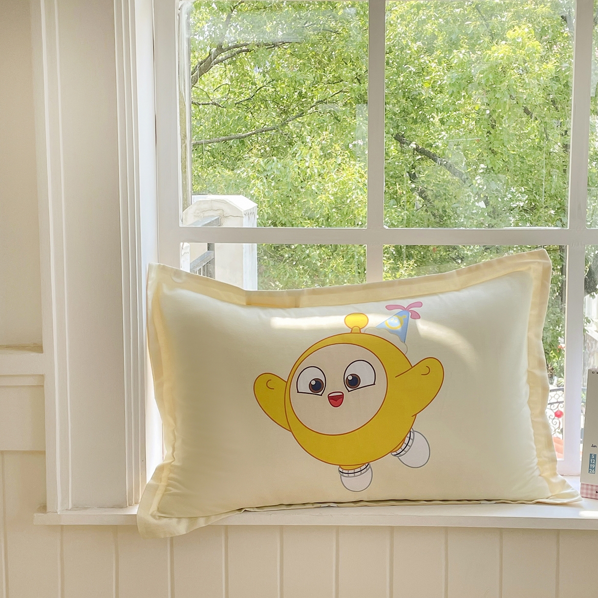 91家纺网 家纺一手货源 找家纺 浩诚 2025新款全棉纯棉大版卡通四件套 欢乐蛋仔