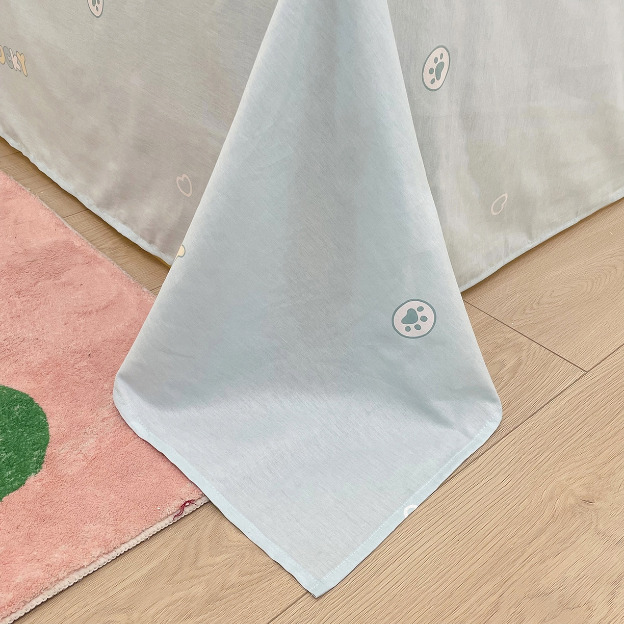 91家纺网 家纺一手货源 找家纺 浩诚 2025新款全棉纯棉大版卡通四件套 欢乐女侠