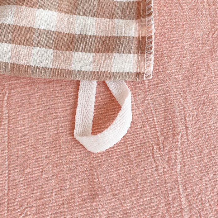 91家纺网 家纺一手货源 找家纺 玖弘家居 2025新款全棉纯棉色织水洗棉学生宿舍三件套四件套上下铺三件套 粉小格