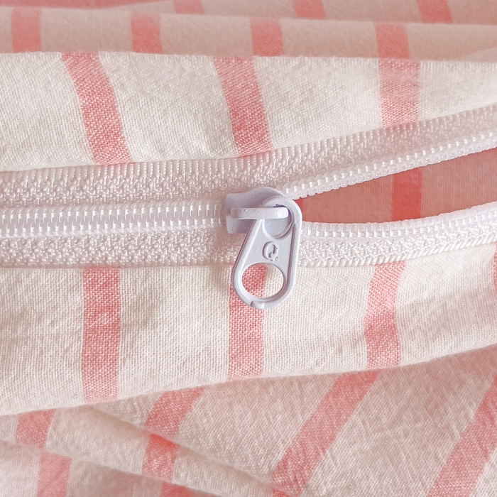 91家纺网 家纺一手货源 找家纺 玖弘家居 2025新款全棉纯棉色织水洗棉学生宿舍三件套四件套上下铺三件套 果粉条