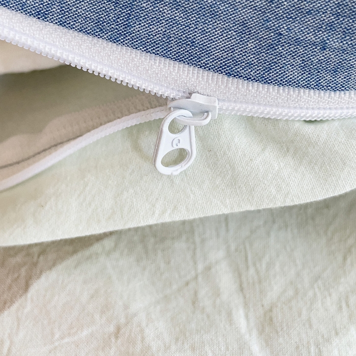 91家纺网 家纺一手货源 找家纺 玖弘家居 2025新款全棉纯棉色织水洗棉学生宿舍三件套四件套上下铺三件套 蓝大格