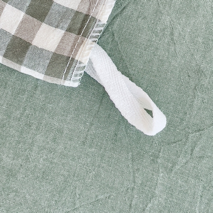 91家纺网 家纺一手货源 找家纺 玖弘家居 2025新款全棉纯棉色织水洗棉学生宿舍三件套四件套上下铺三件套 绿小格