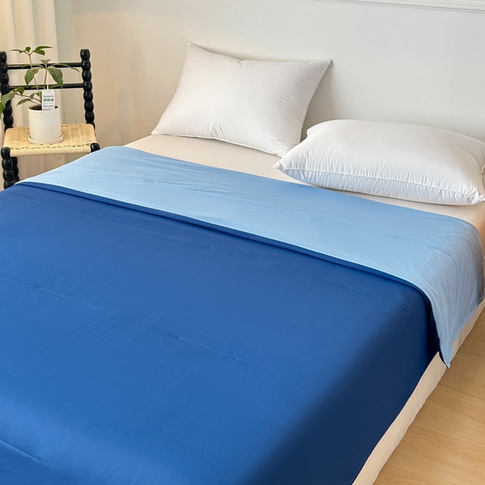 91家纺网 家纺一手货源 找家纺 龙图家纺 2025春夏新款星球深睡眠夏凉被空调被单夏被被子被芯 深睡蓝