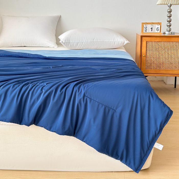 91家纺网 家纺一手货源 找家纺 龙图家纺 2025春夏新款星球深睡眠夏凉被空调被单夏被被子被芯 深睡蓝