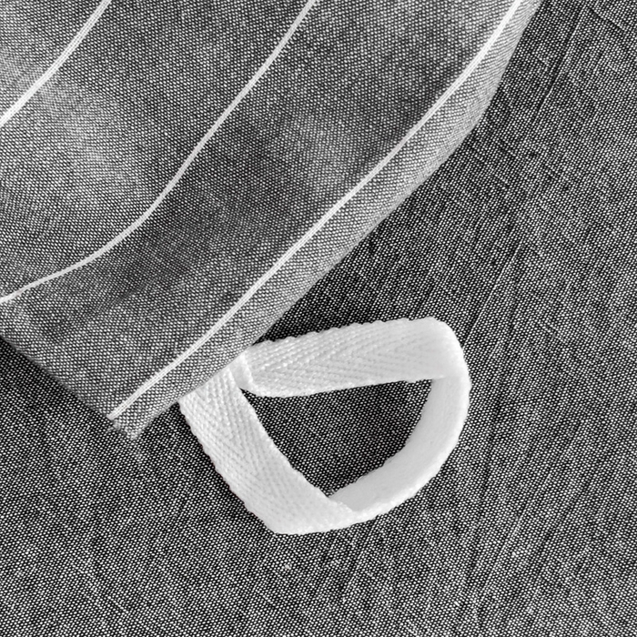 91家纺网 家纺一手货源 找家纺 玖弘家居 2025新款全棉纯棉色织水洗棉学生宿舍三件套四件套上下铺三件套 深灰条