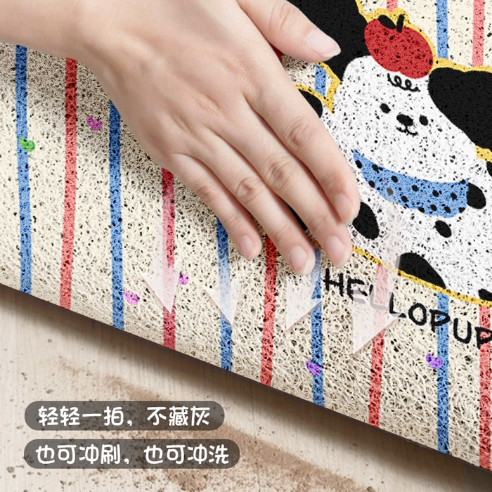 91家纺网 家纺一手货源 找家纺 （总）卡初家居（原微来） 2025春夏新款加厚丝圈入户除尘地垫