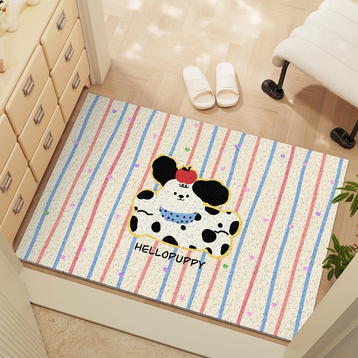 91家纺网 家纺一手货源 找家纺 （总）卡初家居（原微来） 2025春夏新款加厚丝圈入户除尘地垫