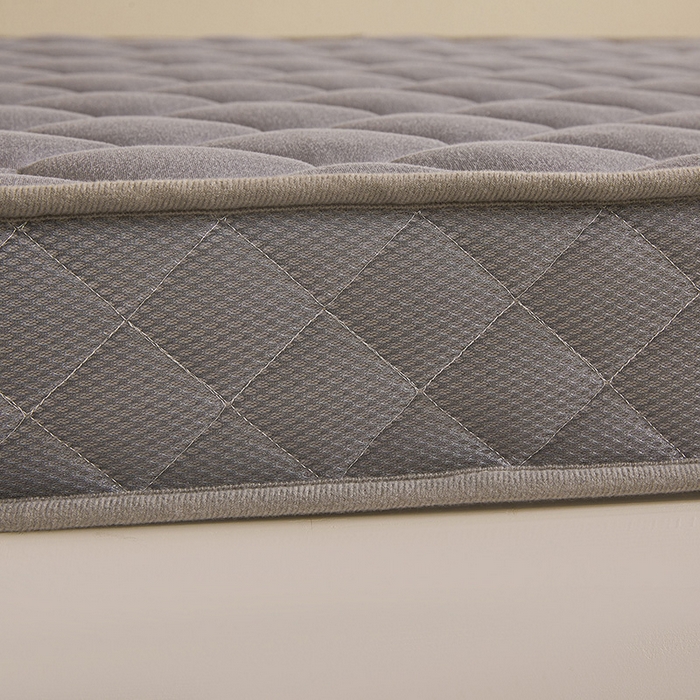 91家纺网 家纺一手货源 找家纺 亿丁点床垫 2025春夏新款牛奶丝记忆棉格子床垫 牛奶丝记忆海绵大小格子 灰