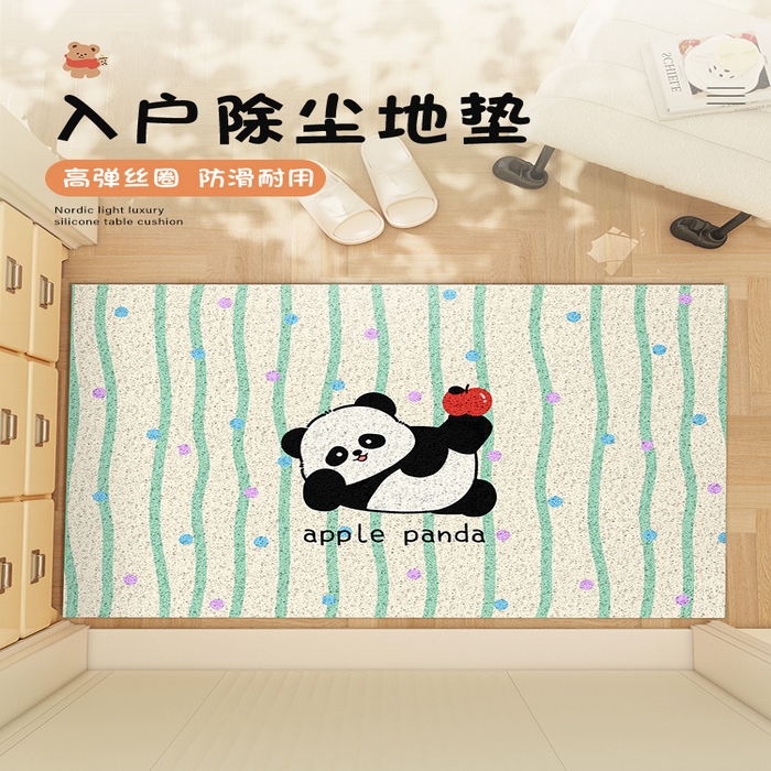 91家纺网 家纺一手货源 找家纺 卡初家居（原微来） 2025春夏新款加厚丝圈入户除尘地垫 哈基米-12