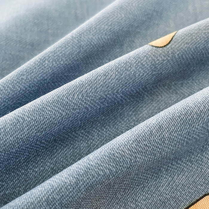 91家纺网 家纺一手货源 找家纺 锦润 2025新款印花12868全棉学生宿舍三件套纯棉六件套星光苹果-蓝