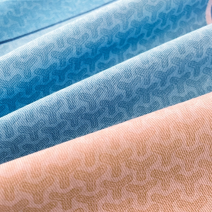 91家纺网 家纺一手货源 找家纺 锦润 2025新款印花12868全棉学生宿舍三件套纯棉六件套印象空间-蓝