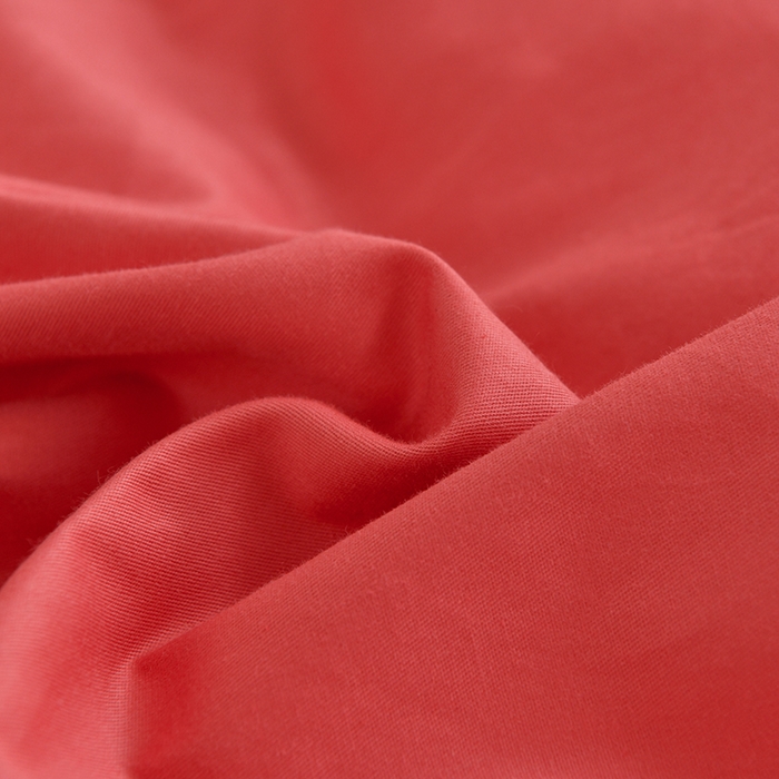 91家纺网 家纺一手货源 找家纺 宇彬家纺 2025新款13374全棉纯棉母婴级简约轻奢小清新纯色单被套 极简-宝石红