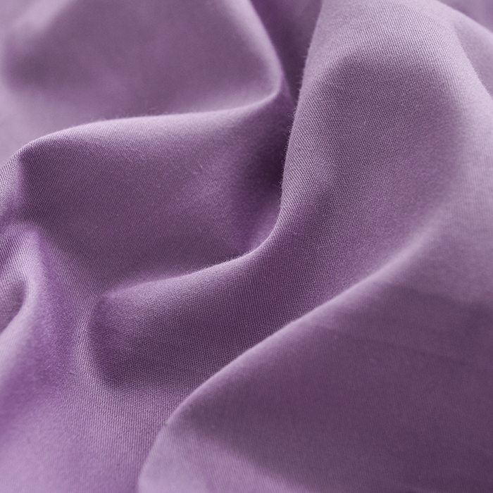 91家纺网 家纺一手货源 找家纺 宇彬家纺 2025新款13374全棉纯棉母婴级简约轻奢小清新纯色单被套 极简-典雅紫