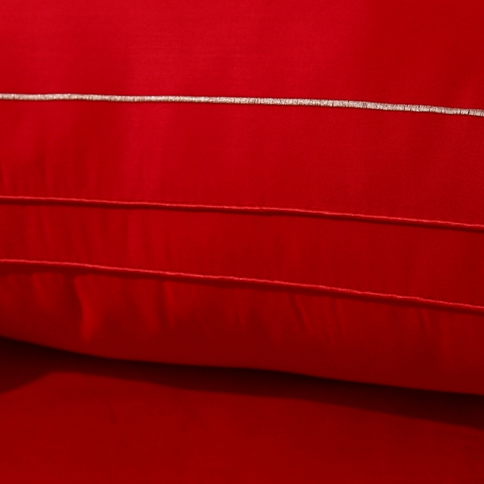 91家纺网 家纺一手货源 找家纺 珍贝家纺 2025新款婚庆枕大红枕芯结婚专用枕头枕芯 百年好合 48x74cm/只