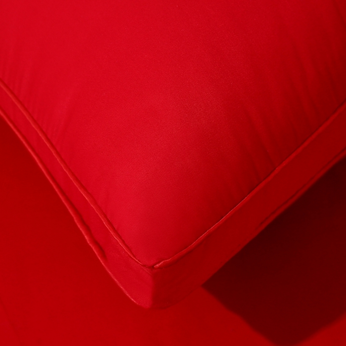 91家纺网 家纺一手货源 找家纺 珍贝家纺 2025新款婚庆枕大红枕芯结婚专用枕头枕芯 郎才女貌 48x74cm/只