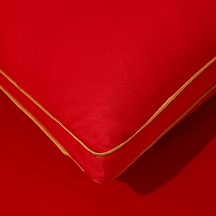 91家纺网 家纺一手货源 找家纺 珍贝家纺 2025新款婚庆枕大红枕芯结婚专用枕头枕芯 吾家有喜 48x74cm/只