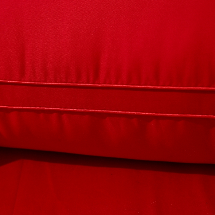 91家纺网 家纺一手货源 找家纺 珍贝家纺 2025新款婚庆枕大红枕芯结婚专用枕头枕芯 爱心双喜 48x74cm/对