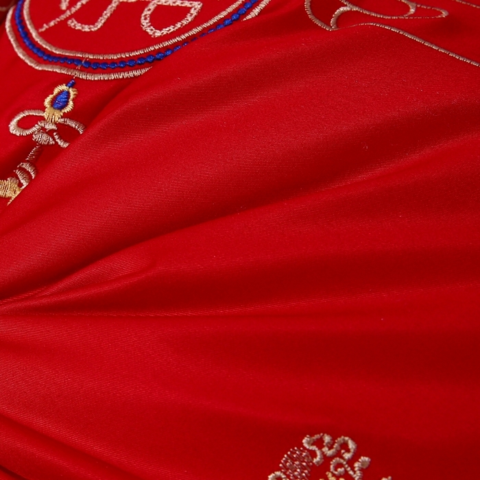 91家纺网 家纺一手货源 找家纺 珍贝家纺 2025新款婚庆枕大红枕芯结婚专用枕头枕芯 百年好合 48x74cm/对