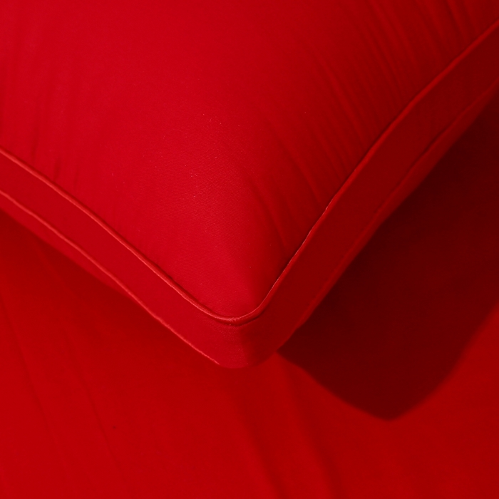 91家纺网 家纺一手货源 找家纺 珍贝家纺 2025新款婚庆枕大红枕芯结婚专用枕头枕芯 刺绣大喜 48x74cm/对