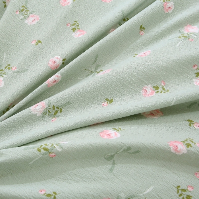 91家纺网 家纺一手货源 找家纺 衿成家纺 2025新款A类双层纱蕾丝花边床裙四件套 半身倾慕