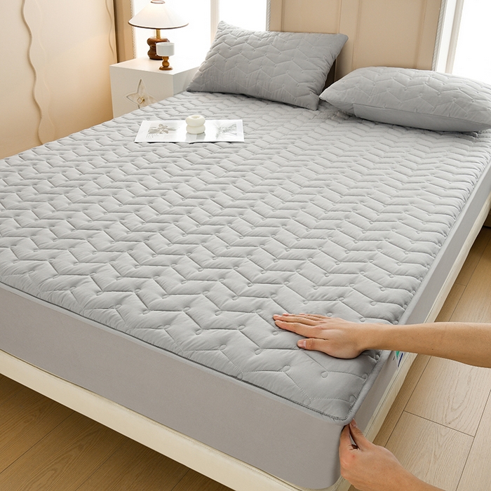 91家纺网 家纺一手货源 找家纺 （总）衿成家纺 2025新款磨毛夹棉全包防水床笠