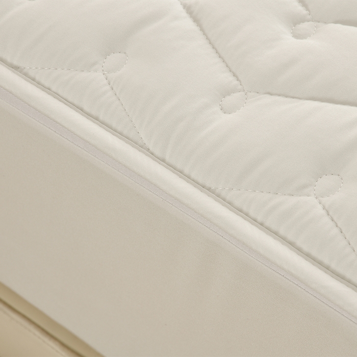 91家纺网 家纺一手货源 找家纺 衿成家纺 2025新款磨毛夹棉全包防水床笠 六面防水白