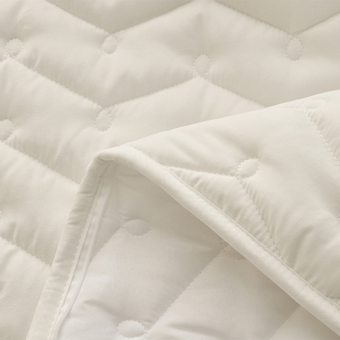 91家纺网 家纺一手货源 找家纺 衿成家纺 2025新款磨毛夹棉全包防水床笠 六面防水白