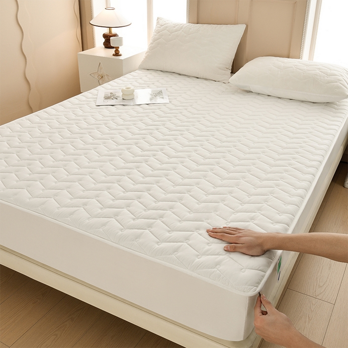 91家纺网 家纺一手货源 找家纺 （总）衿成家纺 2025新款磨毛夹棉全包防水床笠