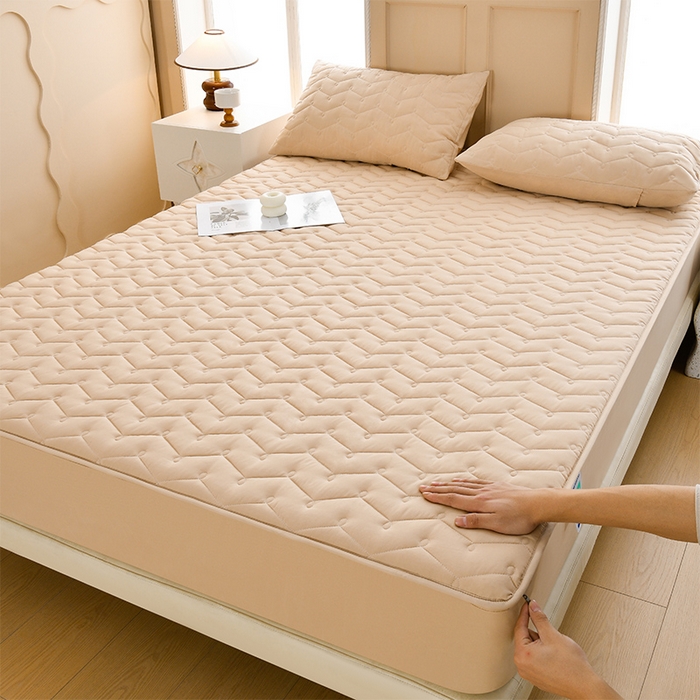 91家纺网 家纺一手货源 找家纺 （总）衿成家纺 2025新款磨毛夹棉全包防水床笠