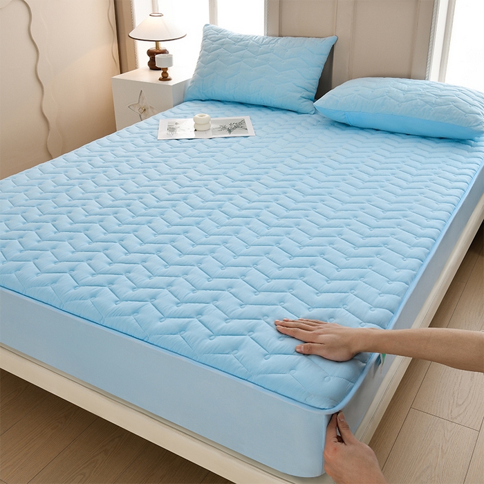 91家纺网 家纺一手货源 找家纺 （总）衿成家纺 2025新款磨毛夹棉全包防水床笠