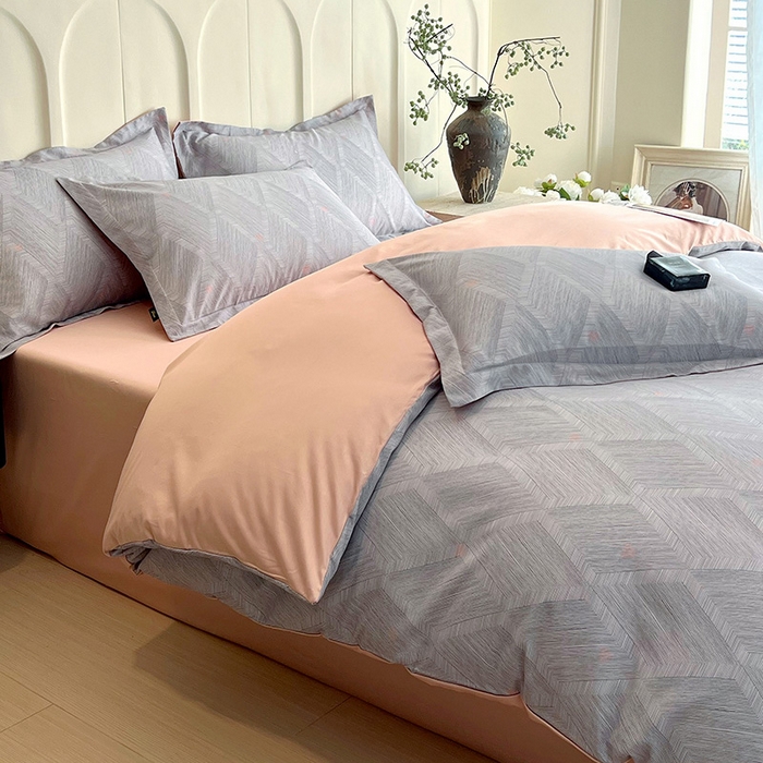 91家纺网 家纺一手货源 找家纺 悦织湾家纺 2025爆款上新【全棉60S长绒棉】100%全棉60S长绒棉四件套纯棉印花床上用品34件套轻奢北欧公主风 菲尔德