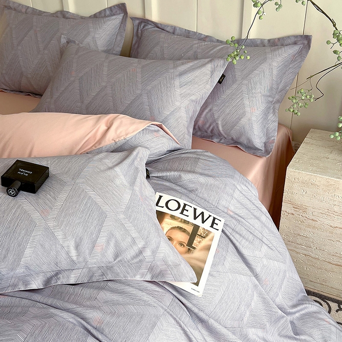 91家纺网 家纺一手货源 找家纺 悦织湾家纺 2025爆款上新【全棉60S长绒棉】100%全棉60S长绒棉四件套纯棉印花床上用品34件套轻奢北欧公主风 菲尔德