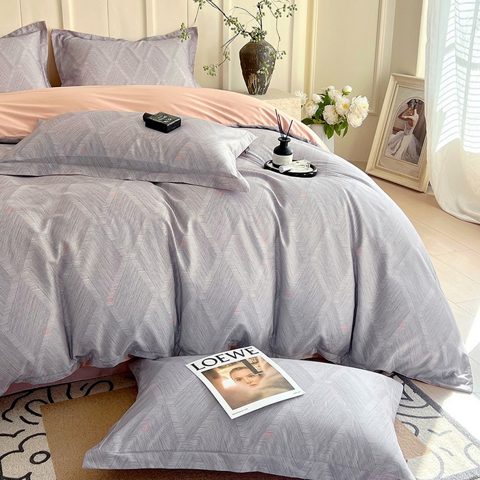 91家纺网 家纺一手货源 找家纺 悦织湾家纺 2025爆款上新【全棉60S长绒棉】100%全棉60S长绒棉四件套纯棉印花床上用品34件套轻奢北欧公主风 菲尔德