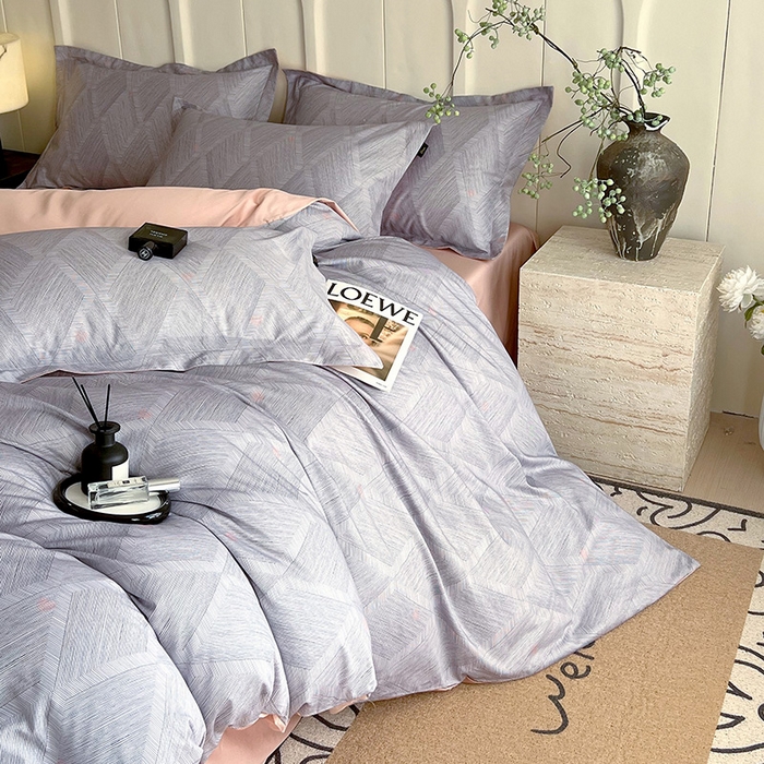 91家纺网 家纺一手货源 找家纺 悦织湾家纺 2025爆款上新【全棉60S长绒棉】100%全棉60S长绒棉四件套纯棉印花床上用品34件套轻奢北欧公主风 菲尔德