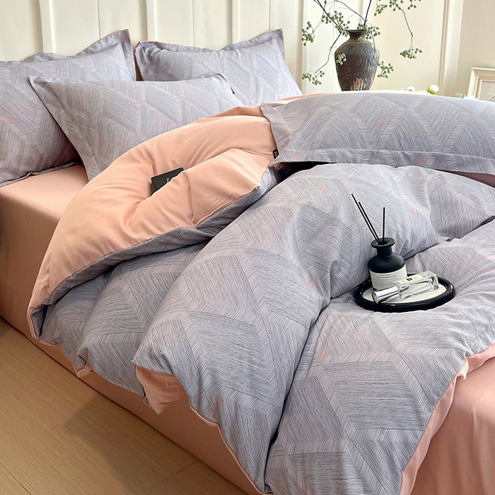 91家纺网 家纺一手货源 找家纺 悦织湾家纺 2025爆款上新【全棉60S长绒棉】100%全棉60S长绒棉四件套纯棉印花床上用品34件套轻奢北欧公主风 菲尔德