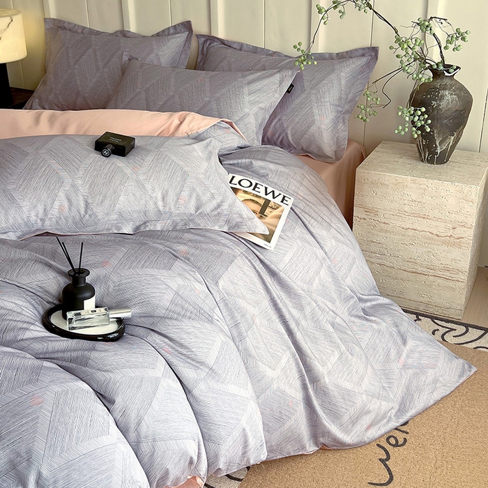 91家纺网 家纺一手货源 找家纺 悦织湾家纺 2025爆款上新【全棉60S长绒棉】100%全棉60S长绒棉四件套纯棉印花床上用品34件套轻奢北欧公主风 菲尔德